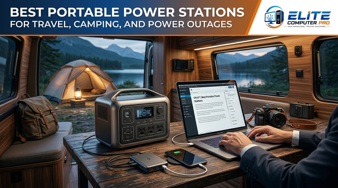 Best Portable Power Stations for Travel, Camping, and Power Outages