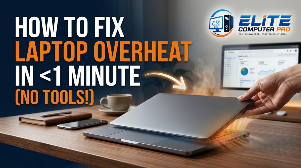 How to Fix Laptop Overheat in 1 Minute (NO TOOLS!)
