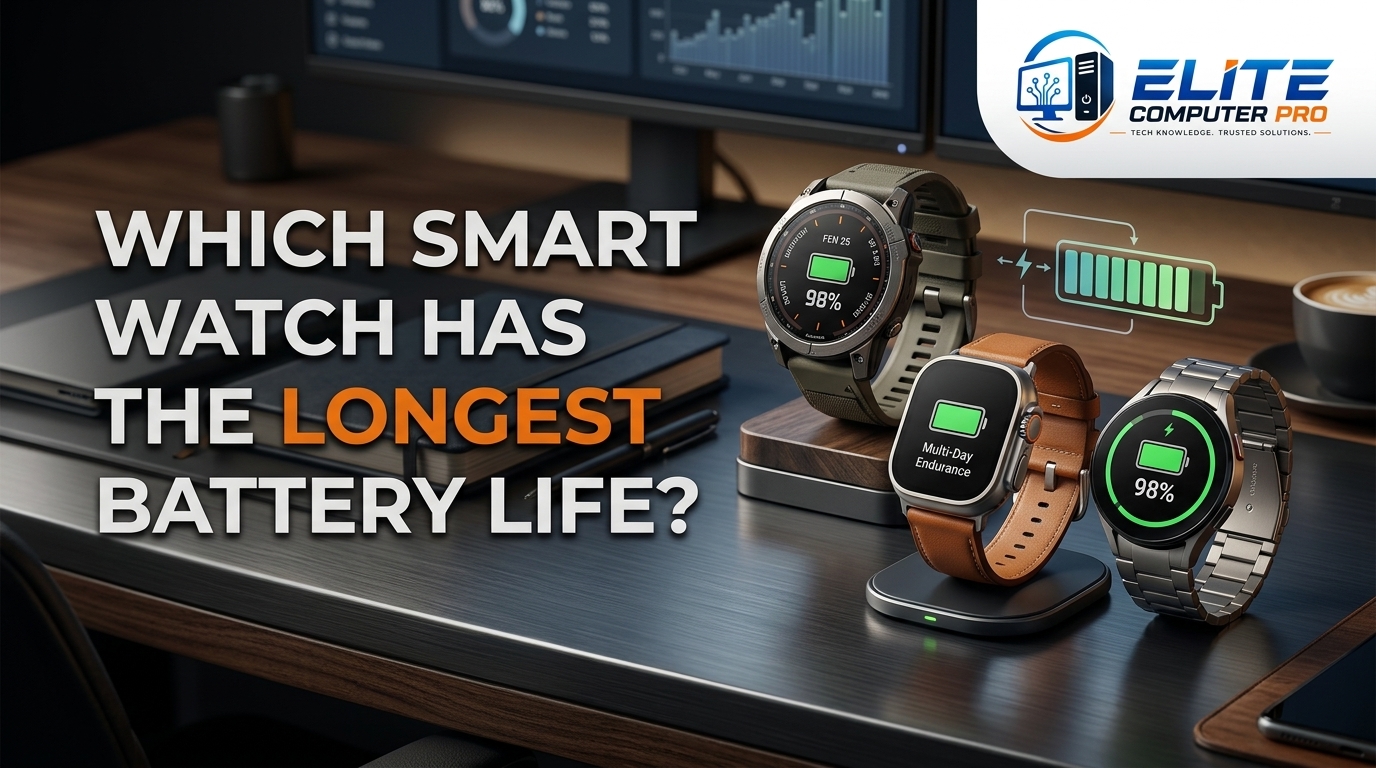 Smart watch battery life blog 202605111047 - Elite Computer Pro