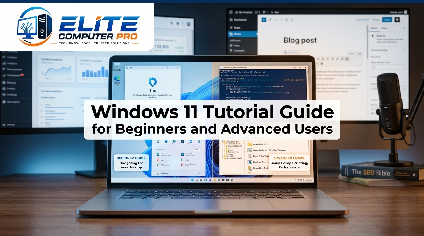Windows 11 Tutorial Guide for Beginners and Advanced Users