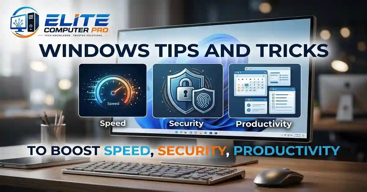 Windows Tips and Tricks to Boost Speed, Security, Productivity 1 Windows Tips and Tricks to Boost Speed, Security, Productivity